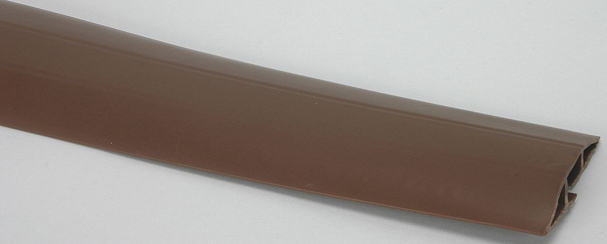 Cable Protector, 3.0In x0.75In x5Ft, Brown