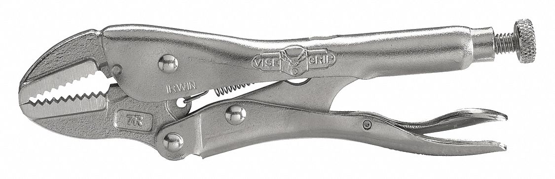 Locking Plier, Straight, 7 In