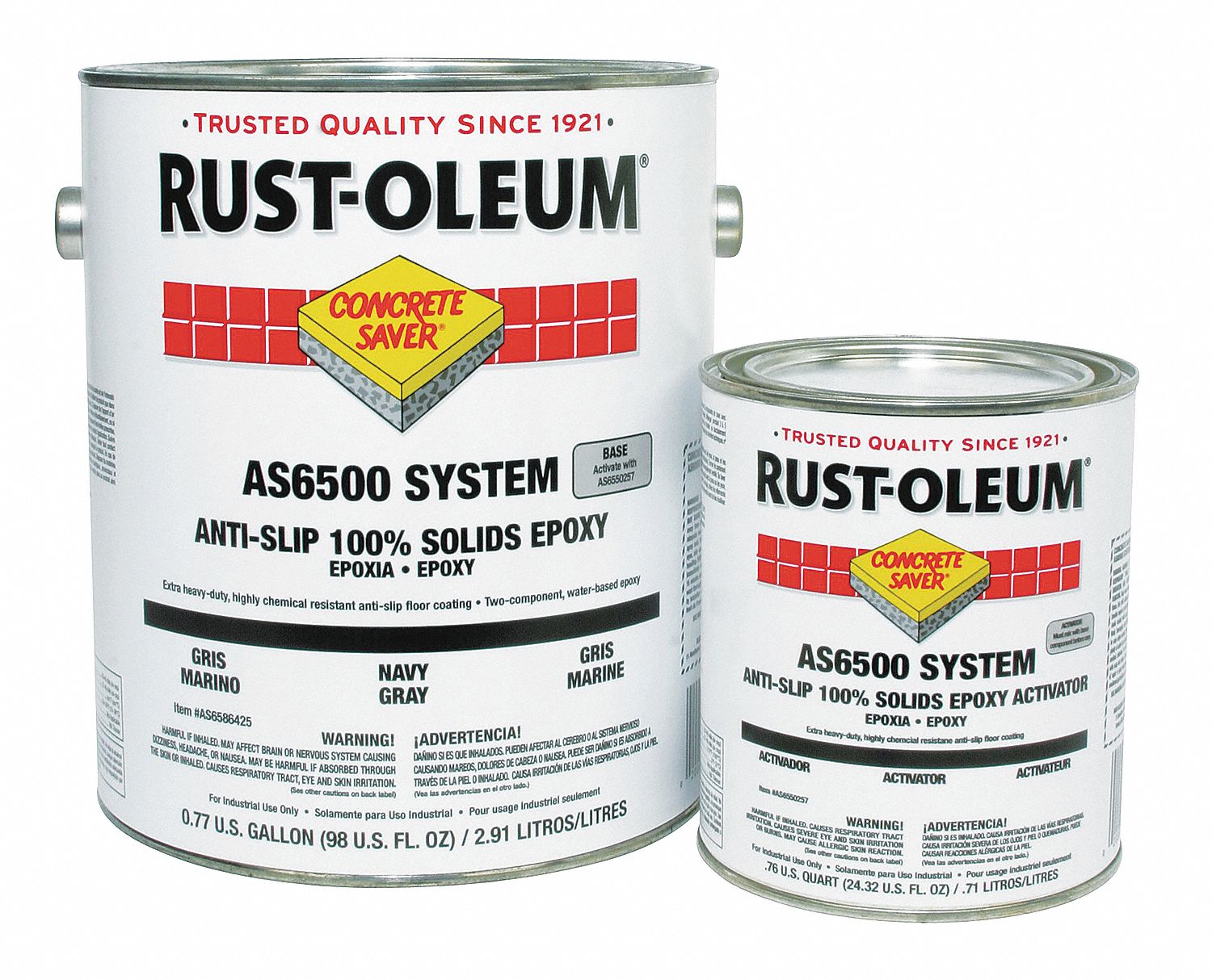 AS6500 Anti-Slip Epoxy Kit, Navy Gray