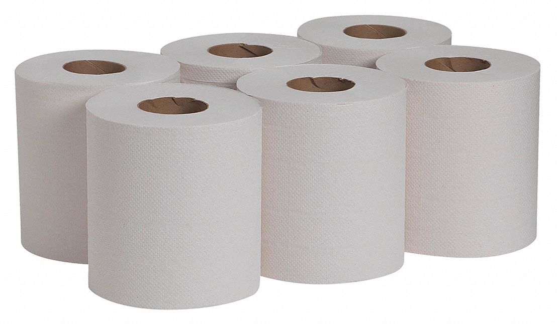 Towel, 2ply, Roll, Pk6