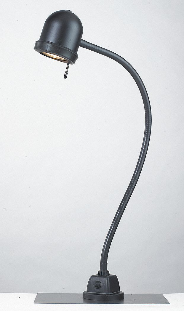Machine Light, Black, Halogen, 50W, 120V