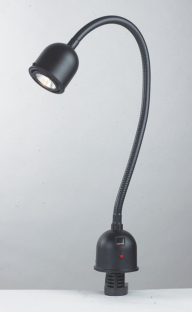 Work Light, Clamp Mount, LED, 5W, 120V
