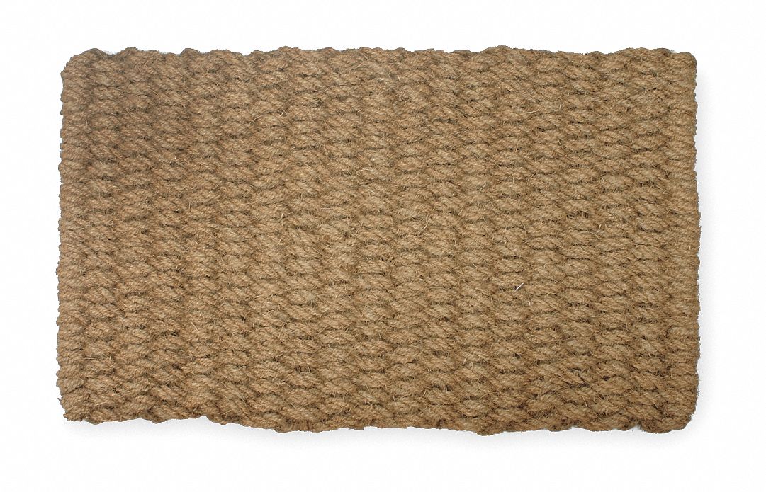 Mat, Rope, Coir, Natural, 18x30In
