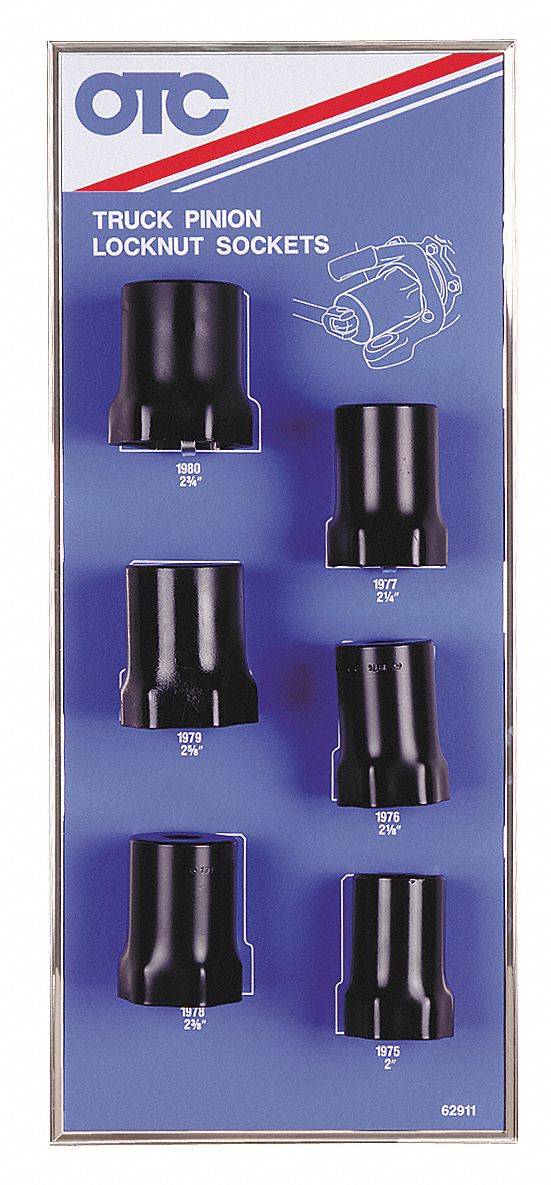 Truck Pinion Socket Set, Pieces 6