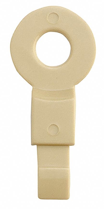Fill Point ID Washer, 1/8 NPT, Beige, Pk 6
