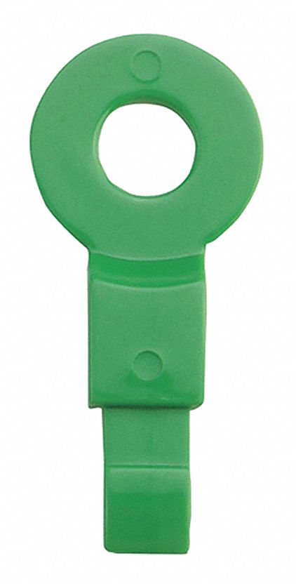 Fill Point ID Washer, 1/8 NPT, Green, Pk 6