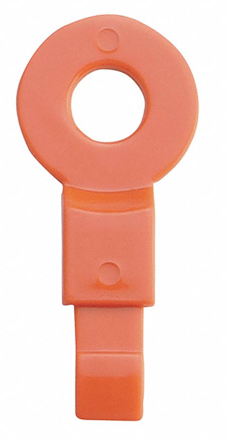 Fill Point ID Washer, 1/8 NPT, Red, Pk 6
