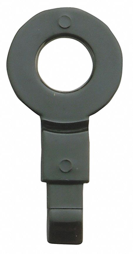Fill Point ID Washer, 1/4 NPT, Black, Pk 6