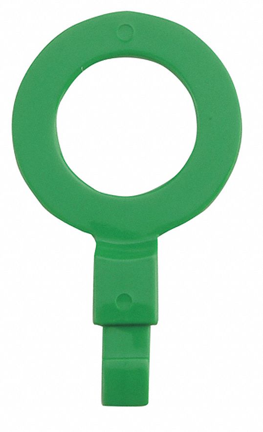 Fill Point ID Washer, 3/4 NPT, Green, Pk 6