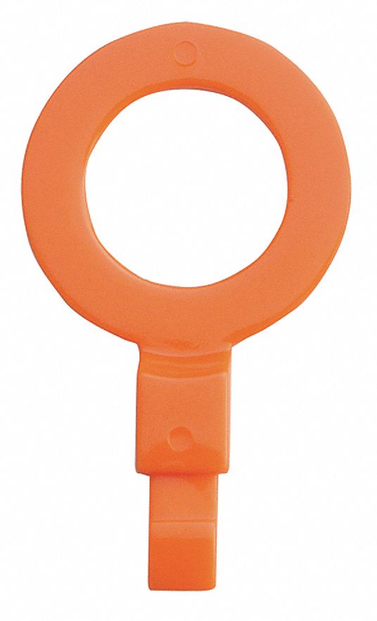 Fill Point ID Washer, 3/4 NPT, Orange, Pk 6