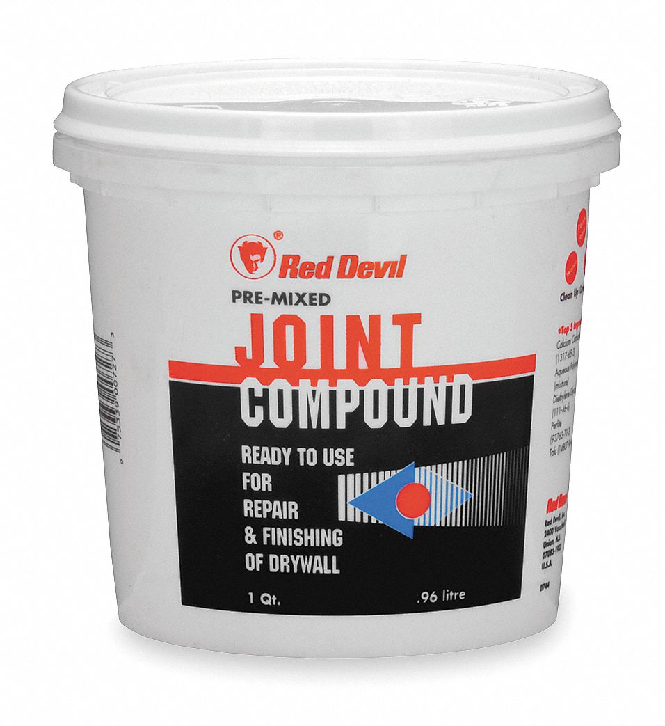 Joint Compound, Pre-Mixed, 1 Qt Tub, White