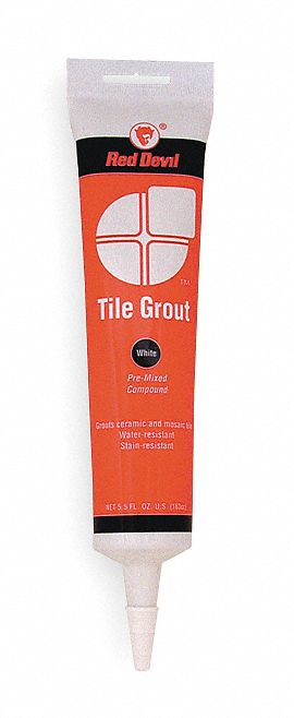 Tile Grout, Pre-Mixed Paste, 5.5fl Oz Tube