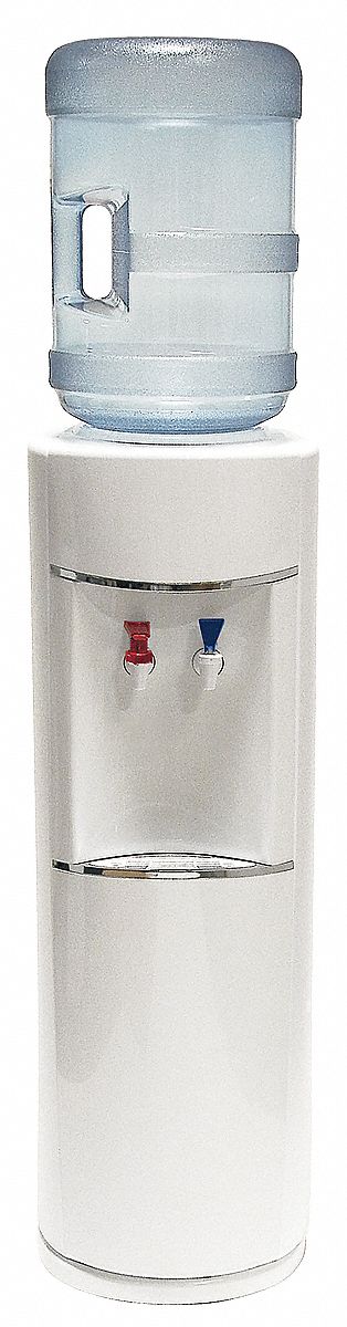 Bottled Water Cooler, Floor, Hot And Cold