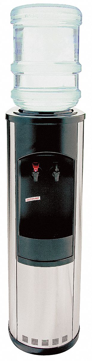 Bottled Water Cooler, Floor, Hot And Cold