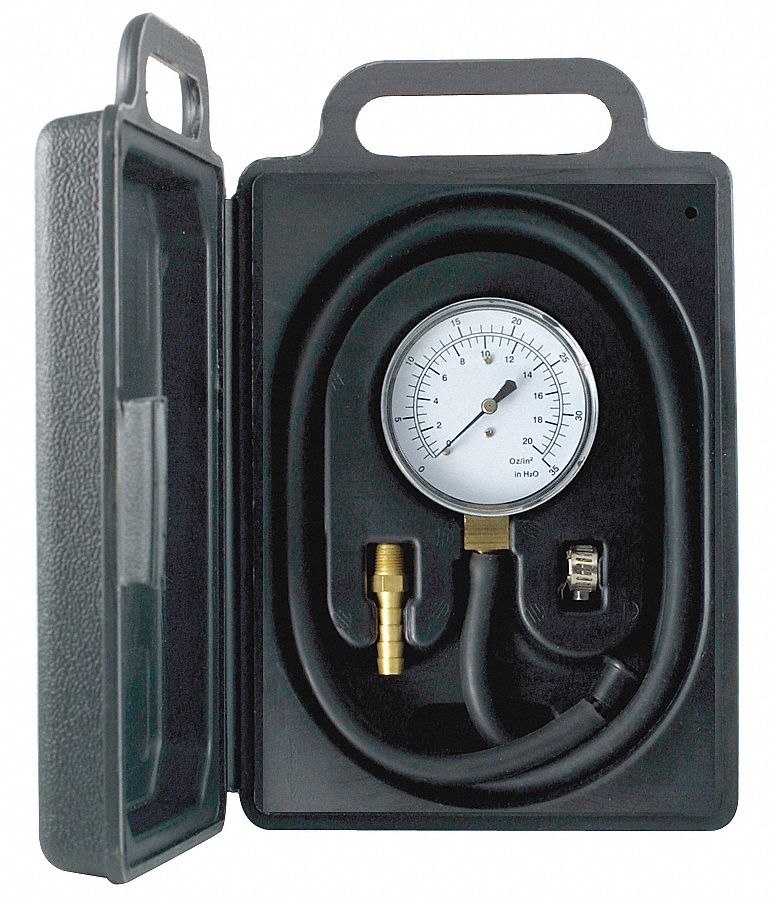 Low Pressure Test Kit, 0 to 35 In WC