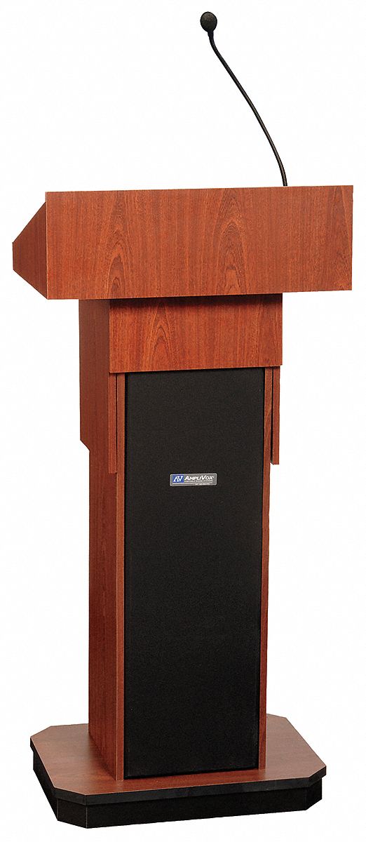 Lectern, Full Height, Sound, Mahogany