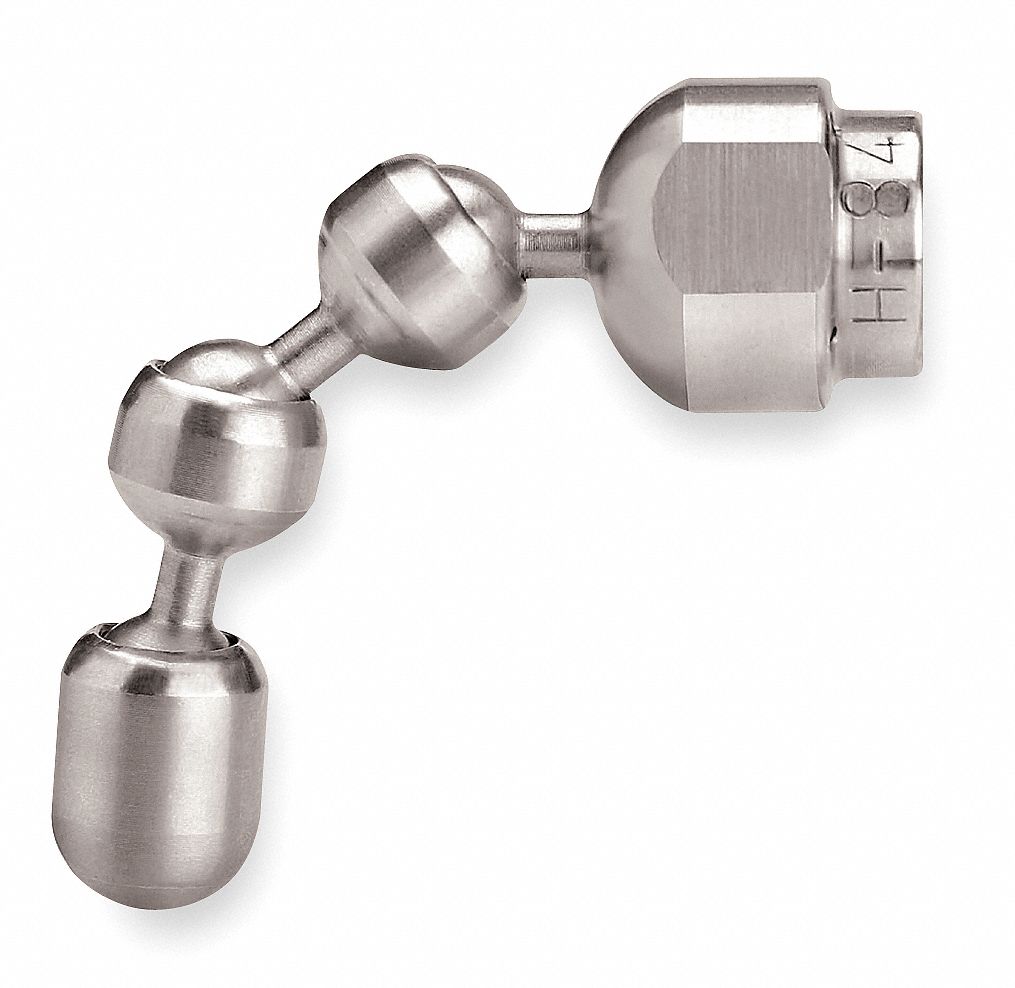 Water Jetter Nozzle, 1/8, 1/4 In, Drop Head