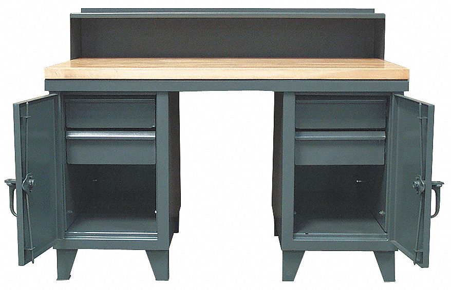 Desk/Workstation Combo, W 60, H 48, D 37