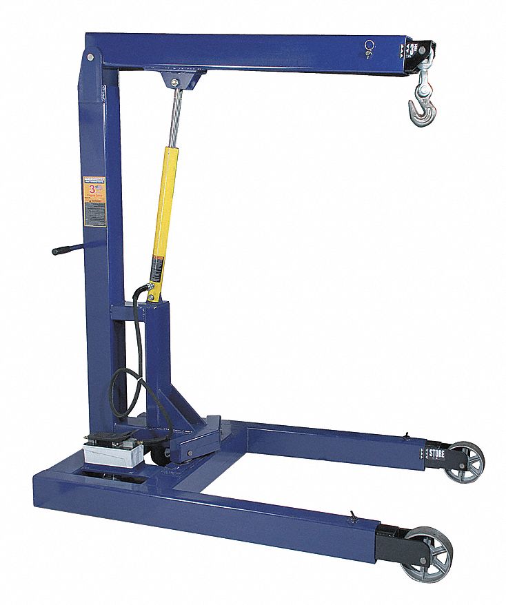 Engine Crane, Diesel, 6000 Lb, H 88 1/2 In