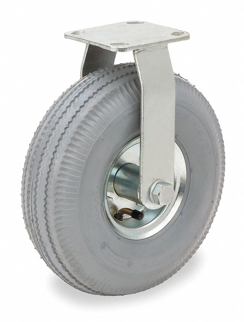 Rigid Pneumatic Caster, 3-1/2