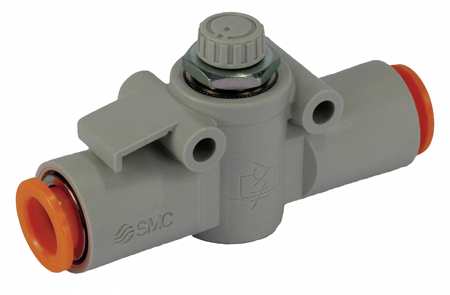Spd Control Valve, Tube 1/4 In, Body 1/4In