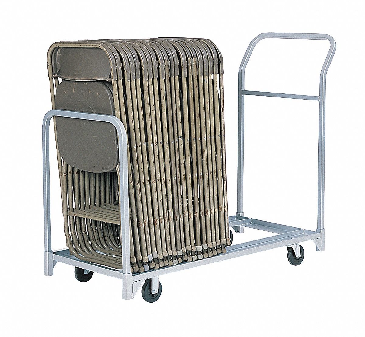 Fldng/Stacked Chr Cart, 24 Chairs, 300 lb.