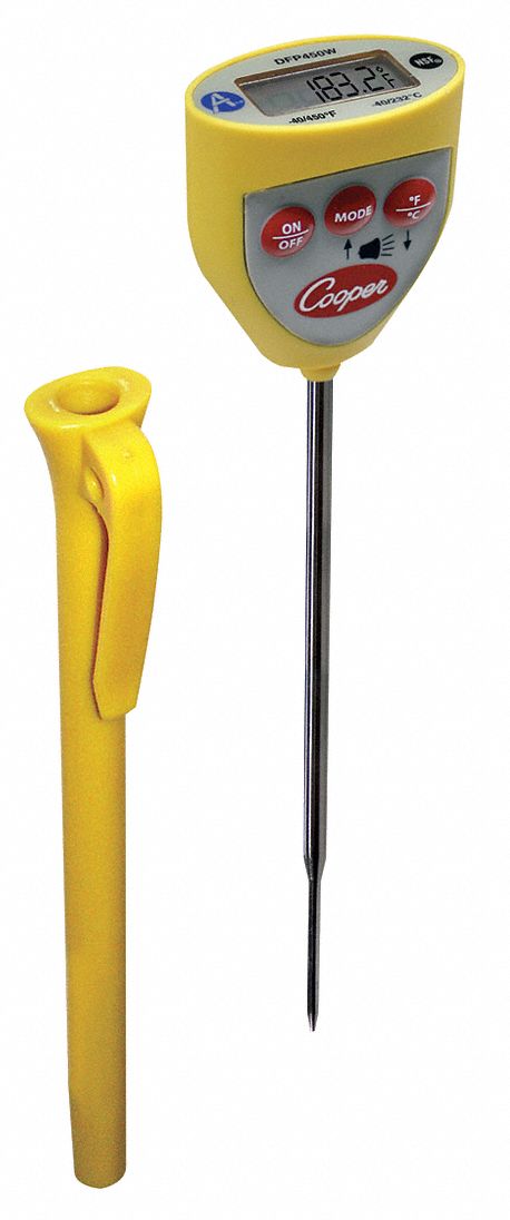 Digital Pocket Thermometer, 4-5/8 In. L