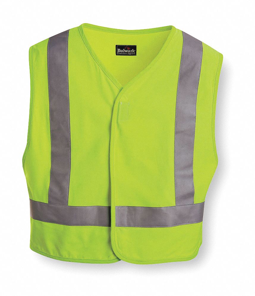 Flame Resistant Hi Vis Vest, Class 2, L/XL