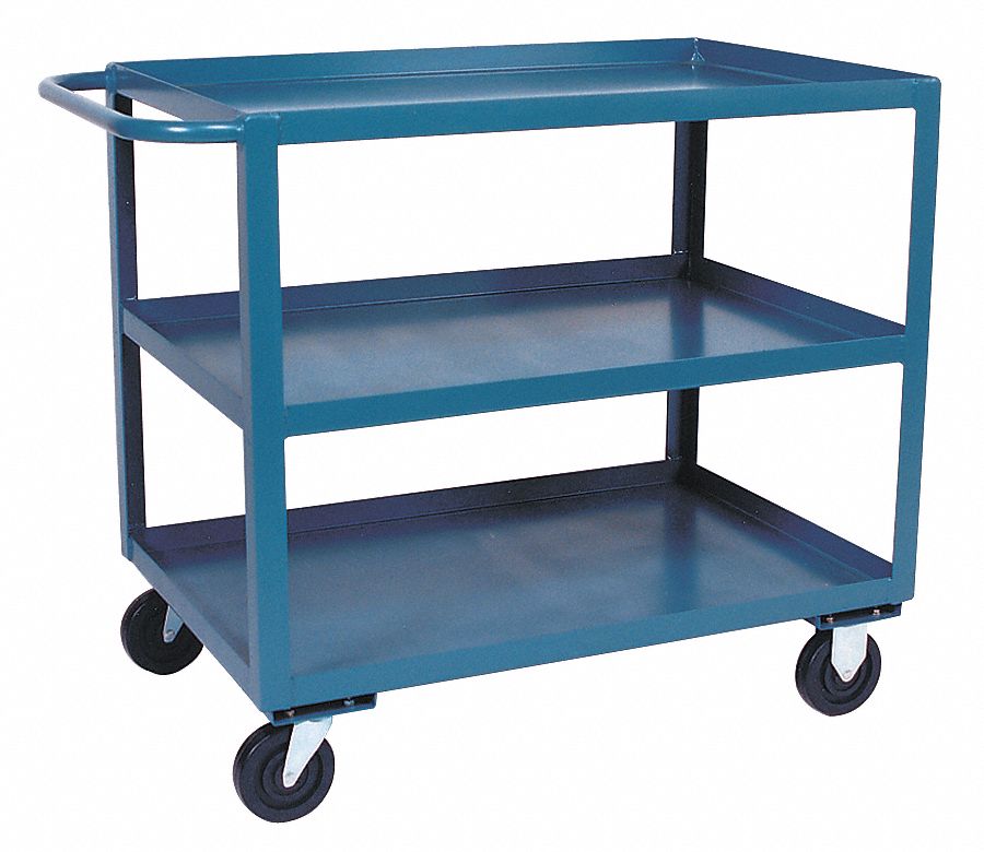 Utility Cart, Steel, 42 Lx25 W, 1200 lb.