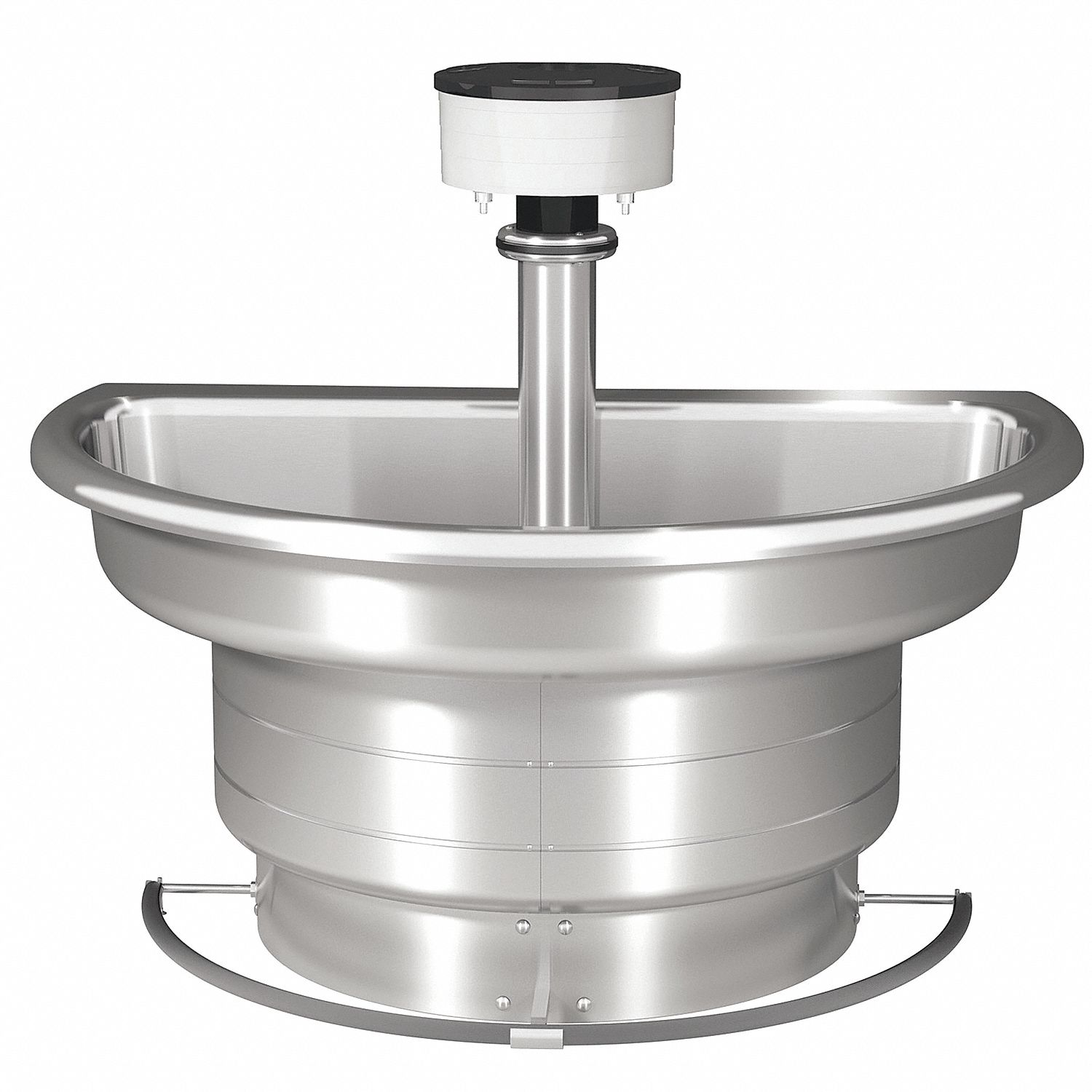 Wash Fountain, 36 In Wide, Semi Circular