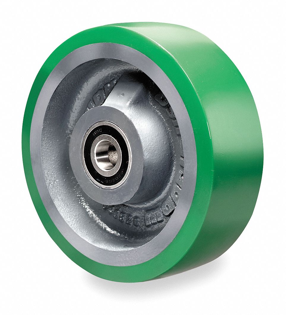 Caster Wheel, 6 D x 2 In. W, 1200 lb.