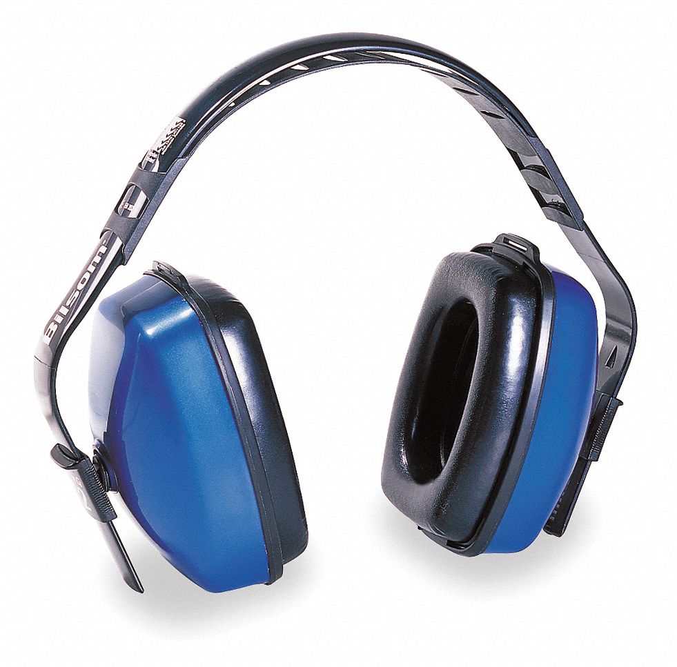 Ear Muff, 27/25/25dB, Multi-Position, Blue