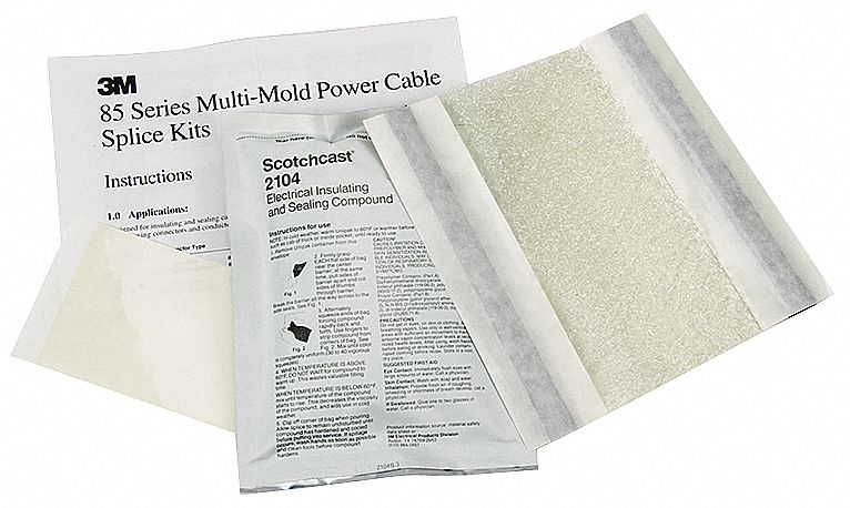 Resin Splice Kit, 2/0-4/0, 1000