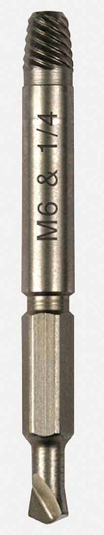 Drill/Extractor Tool, #1 Size, #5, #6 Cap