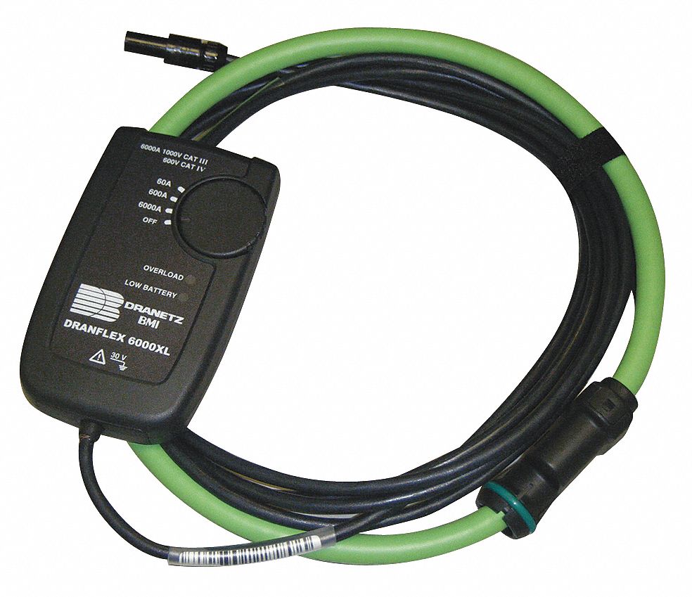 AC Clamp On Current Probe, 60/600/6000A