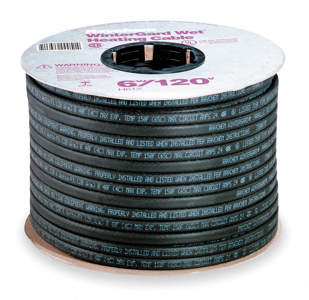 Self Regulating Heat Cable, 250 ft. L