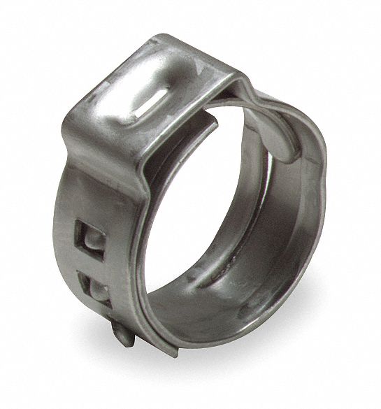 Hose Clamp, SS, Nom.Size. 5/8 In., PK100