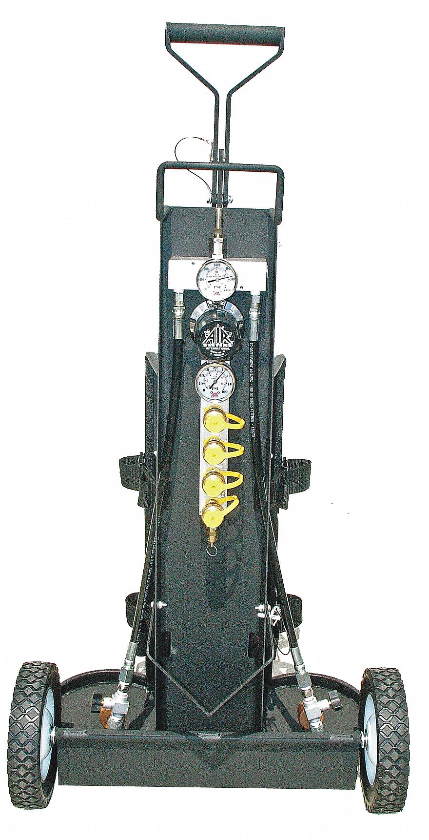 Air Cylinder Cart, 2 Cylinders, 4500 psi