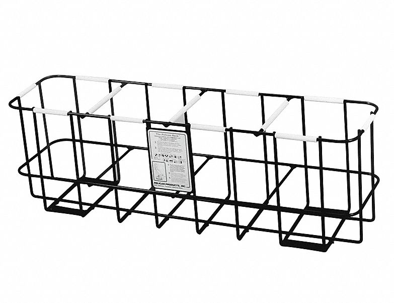 SCBA Storage Rack, Black, Steel