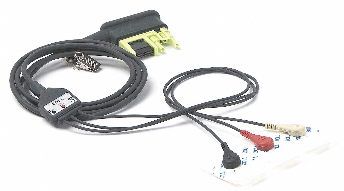 ECG Monitoring Cable, Use With AED Pro