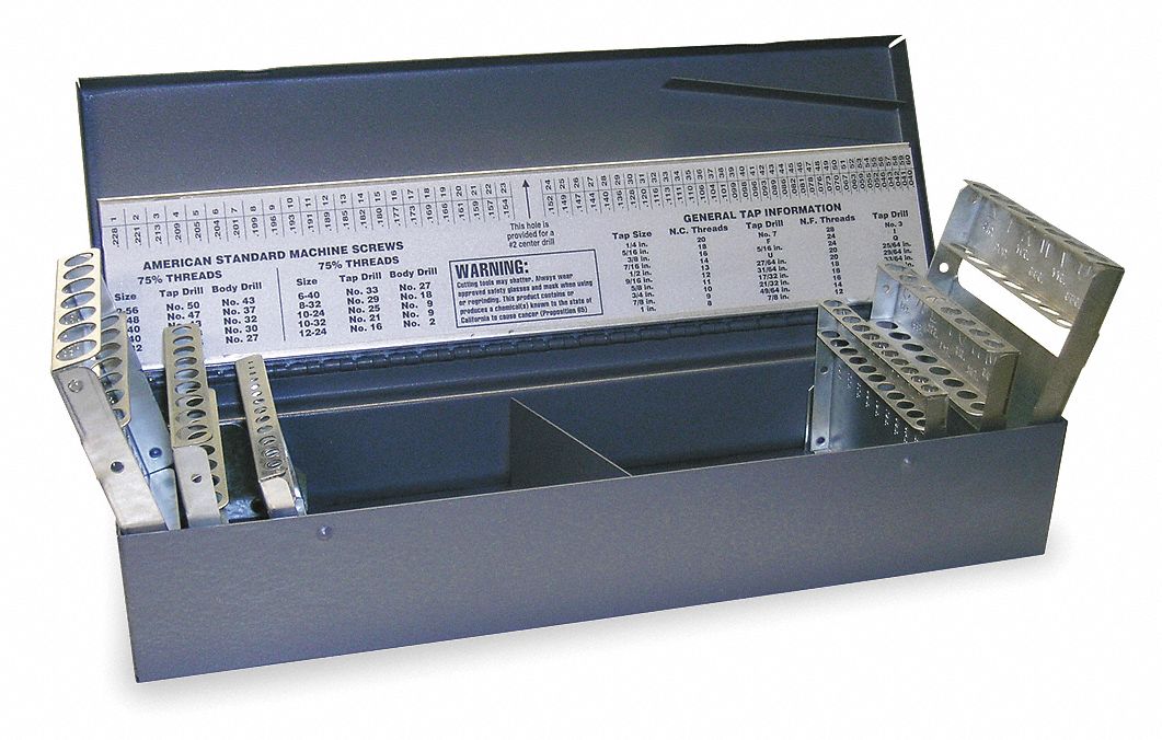 Drill Bit Case, 115 Compartment, 3-in-1