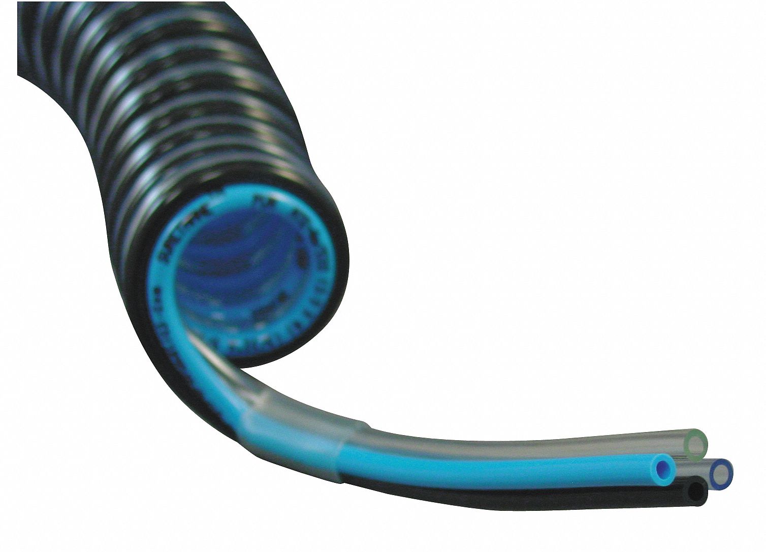 Poly Tubing, Spiral, OD 5/32 In, 9 1/2 In