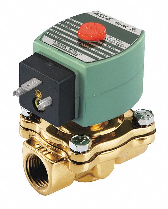 Solenoid Valve, 1/2 In, Orifice 5/8 In