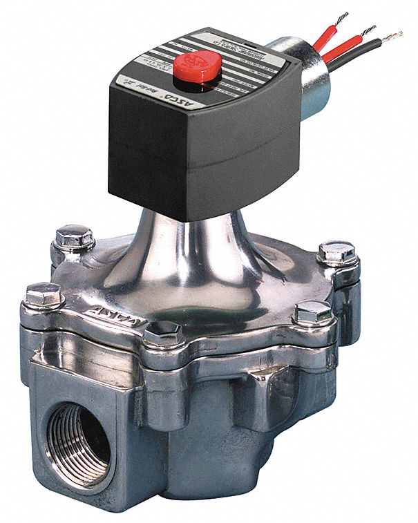 Solenoid Valve, NO, Aluminum, 1 In