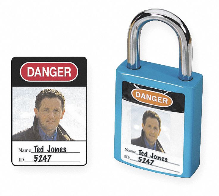 Padlock Identification Label, PK 6