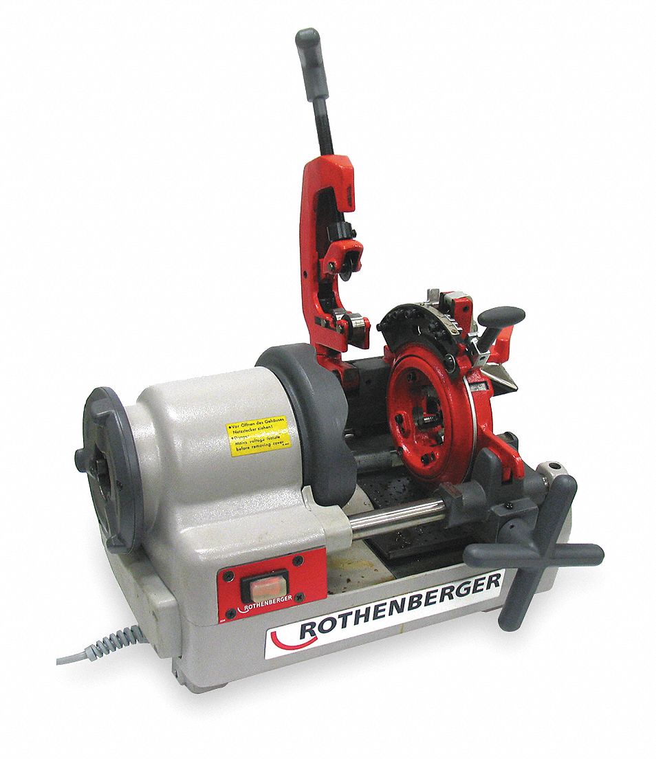 Portable Threading Machine, 1/4-2 In