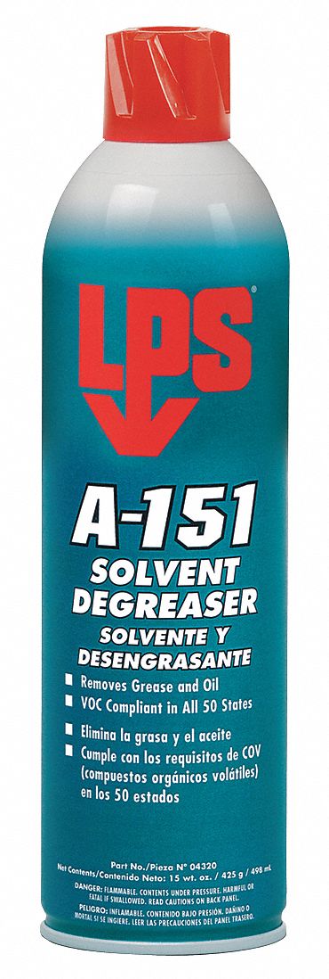 Solvent Degreaser, Size 15 oz., 15 oz.
