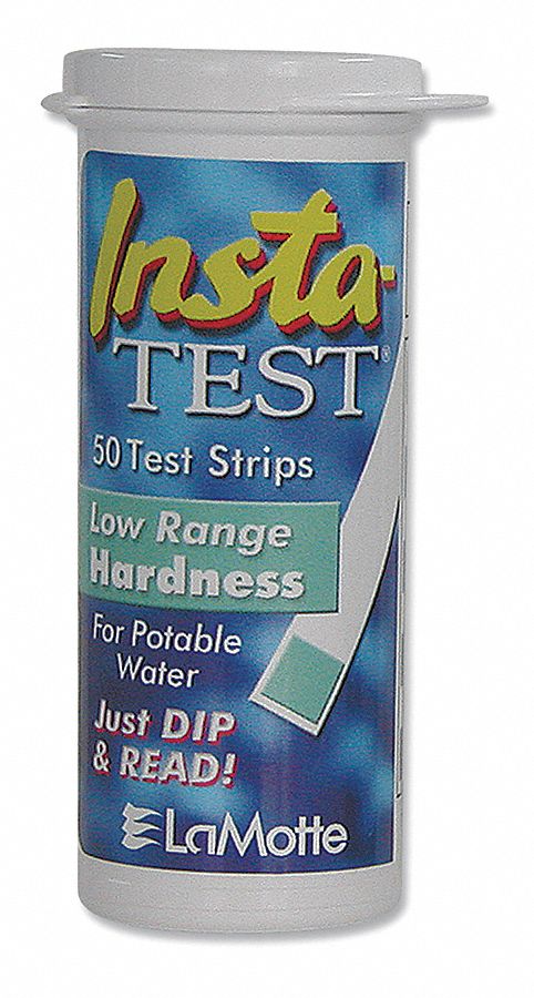 Test Strip, Hardness, 0 to 180 PPM, Pk 50