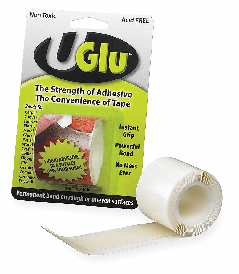Instant Adhesive, 1 In x 5 Ft Roll