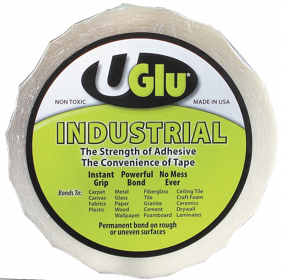 Instant Adhesive, 1/2 In x 65 Ft Roll